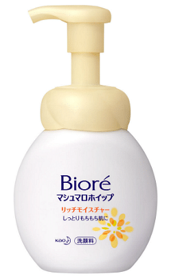 My best all-round facial cleanser Biore Marshmallow Whip Extra Moist Facial Wash_Pump.png
